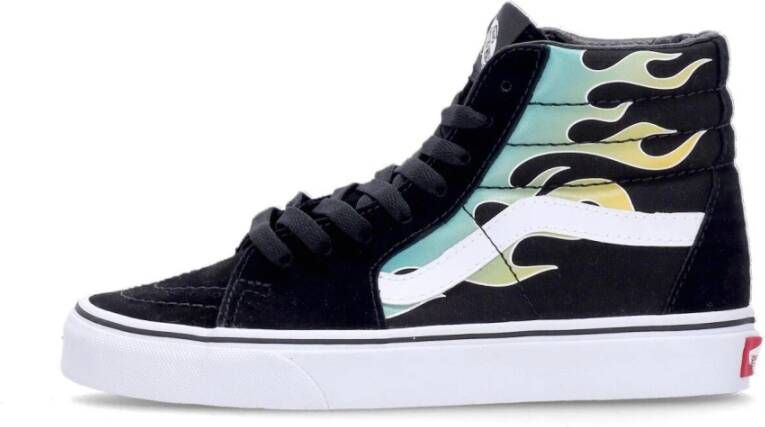 Vans Hoge Sneaker in Suède en Canvas Multicolor