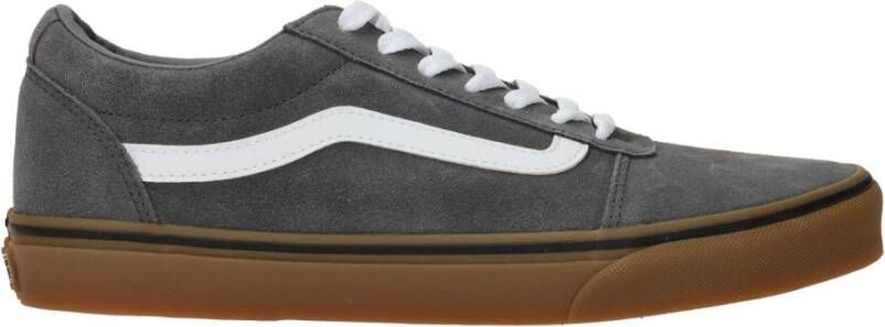 Vans Grijze Suede Ward Sneaker Gray Heren