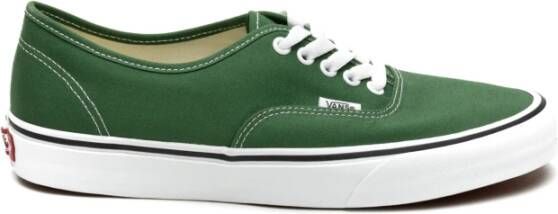 Vans Groene Sneakers Authentiek Green Heren