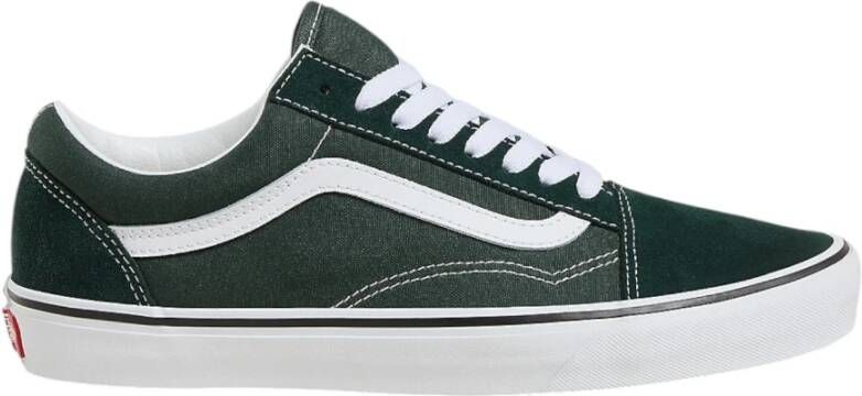VANS Old Skool Color Theory sneakers donkergroen wit - Foto 4