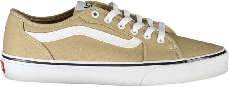 Vans Heren Beige Sportschoenen met Contrast Details Beige Heren