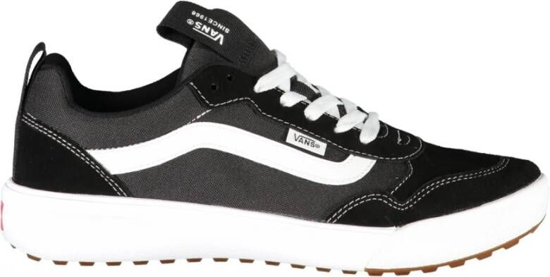 Vans Heren Sportieve Zwarte Sneakers met Contrastdetails Black Heren