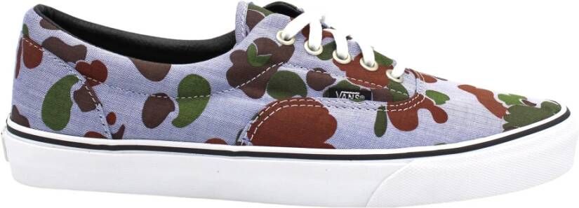 Vans Herringbone Canvas Veterschoen Met Rubberen Zool