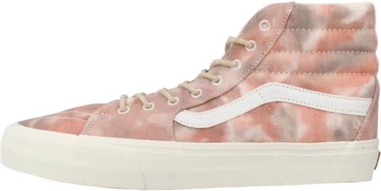 Vans Hoge Sneakers voor Moderne Man Pink Heren