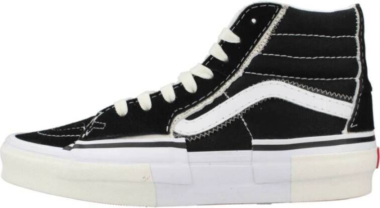 Vans Hoge Top Reconstruct Sneakers Black Dames