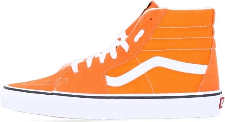 Vans Ua Sk8-hi Skate Schoenen orange tiger true white maat: 42.5 beschikbare maaten:42.5