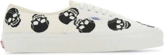 Vans Klassieke Canvas Sneakers Veters Unisex Design White Heren