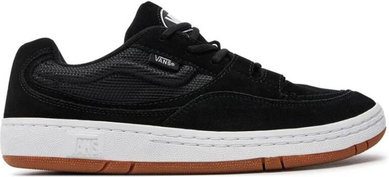 Vans Zwart Wit Lage Top Sneaker Gemoderniseerde Jaren 90 Stijl Black Heren