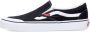 Vans Klassieke Slip-On 138 Sidestripe Zwart Wit Black Heren - Thumbnail 7