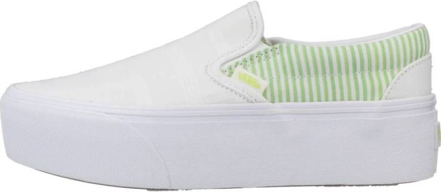 Vans Klassieke Slip-On Sneakers voor Vrouwen White Dames