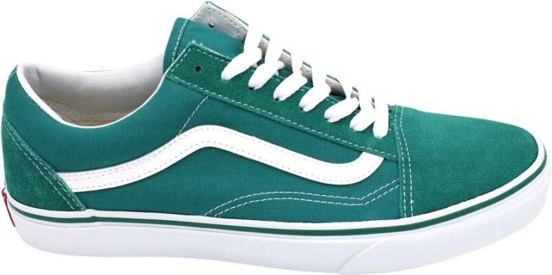 Vans Klassieke Suède Canvas Sneakers Rubberen Zool