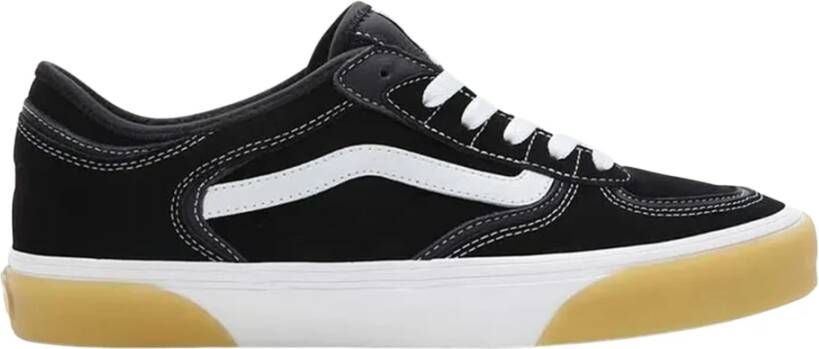 Vans Klassieke Zwarte & Witte & Gum Skate Schoenen Black
