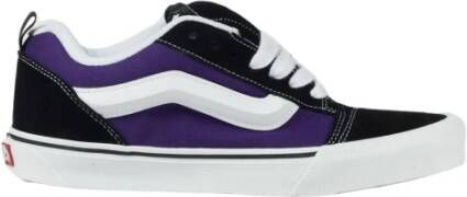 Vans Unisex Sneakers in Zwart Paars Purple