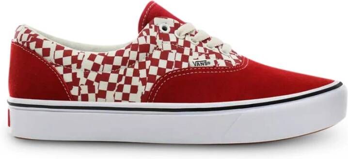 Vans ComfyCush Era Heren Schoenen Red Leer Textil 5 Foot Locker