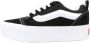 Vans Knu Stack Sneakers Leren Sneaker Dames Zwart - Thumbnail 11