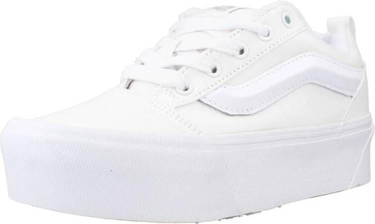 Vans KNU Stack Sneakers voor stijlvolle vrouwen White Dames