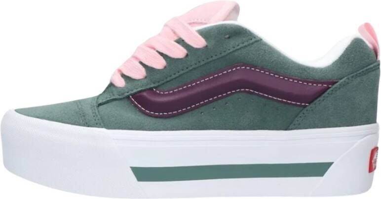 Vans Lage Sneakers Knu Stack Green Dames