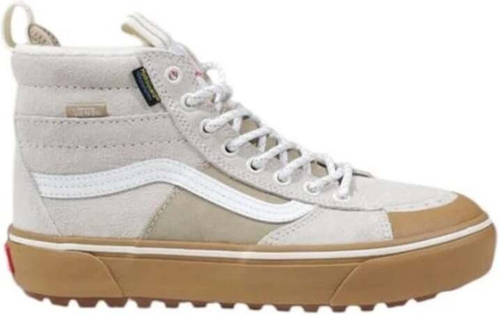 Vans Leren Sneaker voor Vrouwen Beige Dames