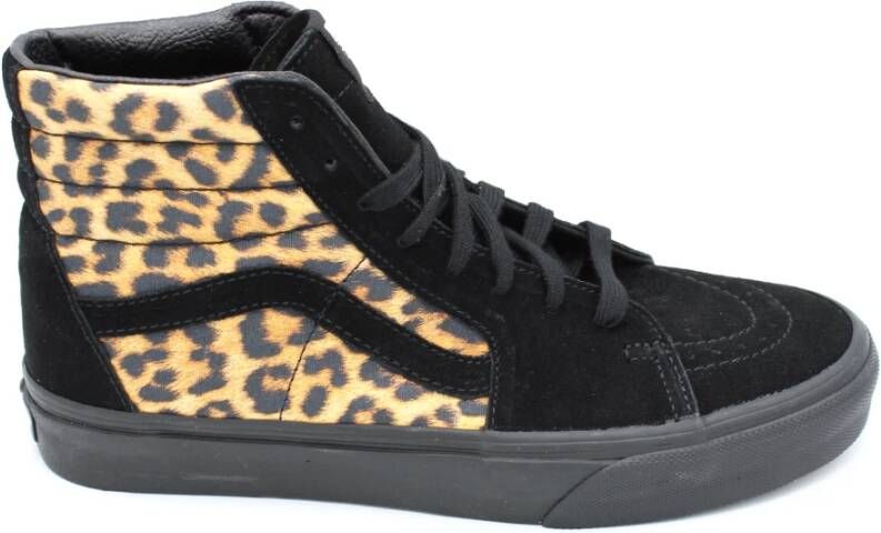 Vans Luipaardprint Hoge Top Sneakers