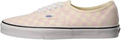 Vans Metalen Eyelet Stof Sneakers Pink Dames