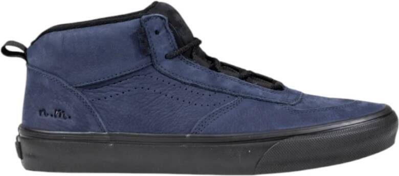 Vans Blauwe Leren Slip-On Skate Schoenen