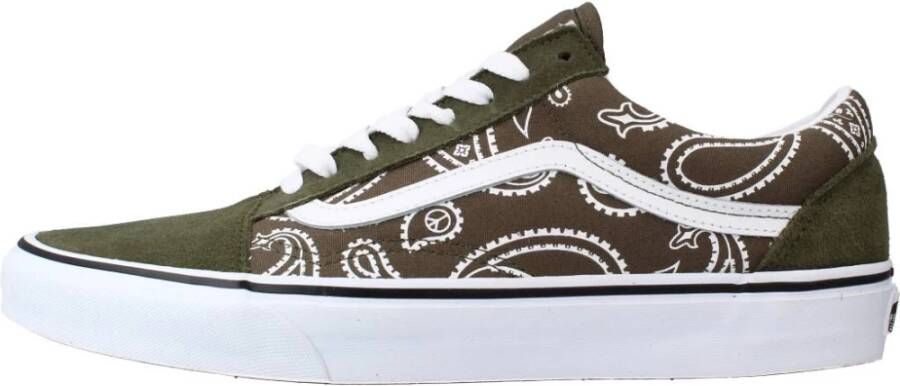 Vans Moderne Old Skool Sneakers Green Heren