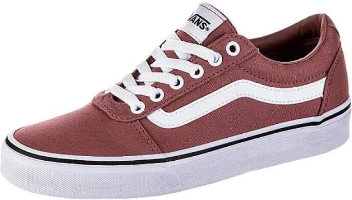 Vans Nachtroze Canvas Sneakers Pink Dames