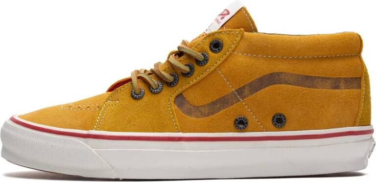 Vans Nigel Cabourn SK8-Mid LX Sneakers Brown Heren