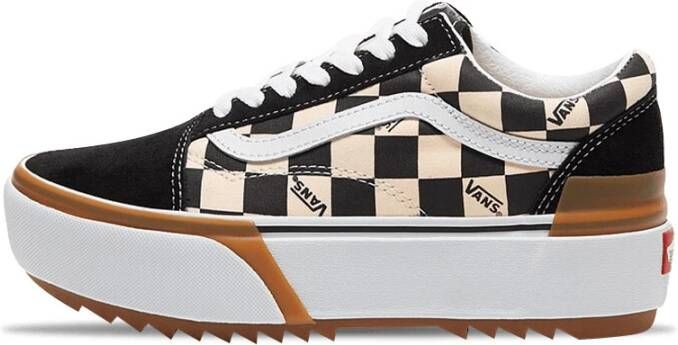 Vans Oude skool gestapelde sneakers Zwart Dames