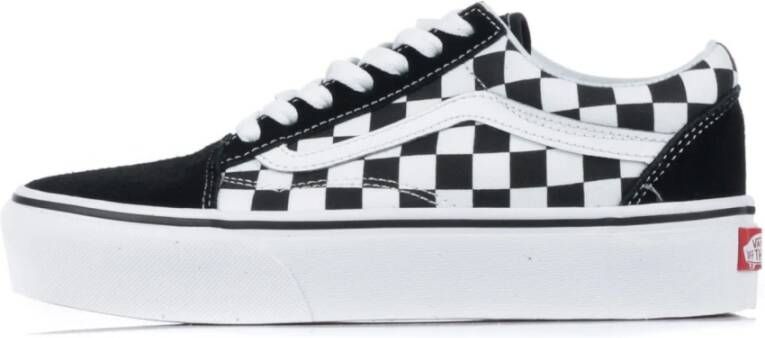 Vans Platform Checkerboard Sneakers voor Dames