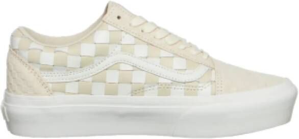 Vans Platform Sneakers voor modebewuste vrouwen Beige Dames