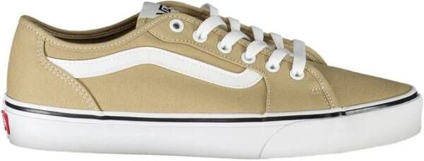 Vans Heren Beige Sportschoenen met Contrast Details Beige Heren