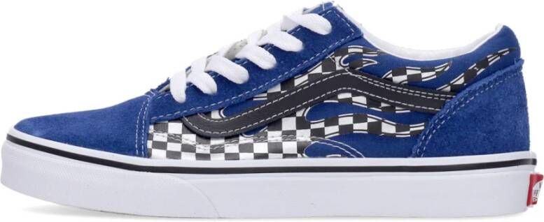 Vans Reflect Check Flame Sneakers Blue Dames