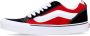 Vans Rood Wit Lage Skool Sneaker Multicolor Heren - Thumbnail 1