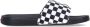 Vans Ruit Slide-on Pantoffels True Wit Zwart Black - Thumbnail 7