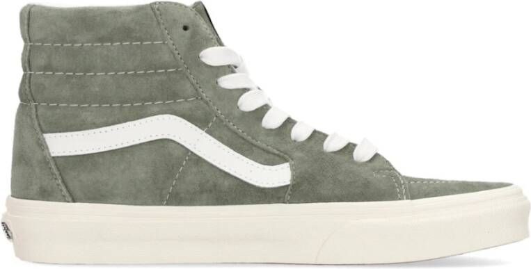Vans Schaduw Hoge Top Varkenssuède Schoenen Green Heren