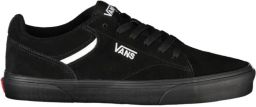Vans Sportieve Zwarte Heren Sneakers Geborduurd Logo Black