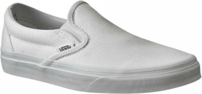 Vans Classic Slip-on Schoenen White Leer Foot Locker
