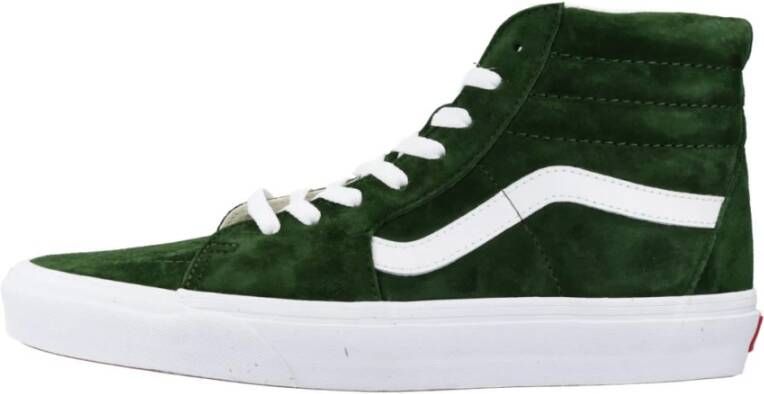 Vans Sk8-Hi PIG Suede Sneakers Green Heren