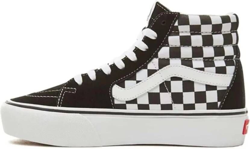 Vans Sneakers Sk8 Hi Platform 2 Zwart Veters Normaal Canvas Rubber Ade d Effen Hoge sneakers - Foto 7