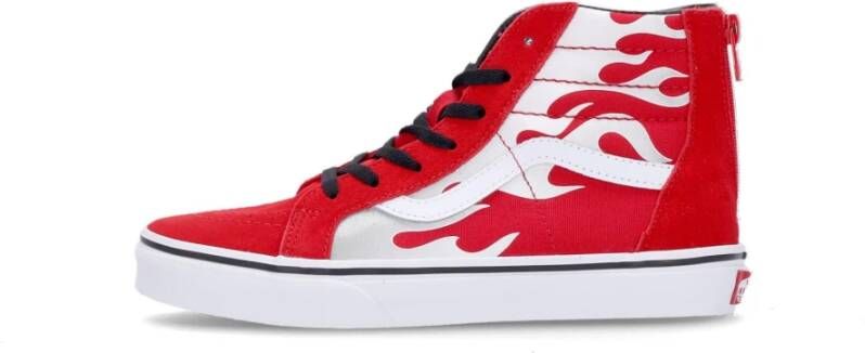 Vans Sk8-Hi Zip Sneaker Woeste Vlam Red Dames