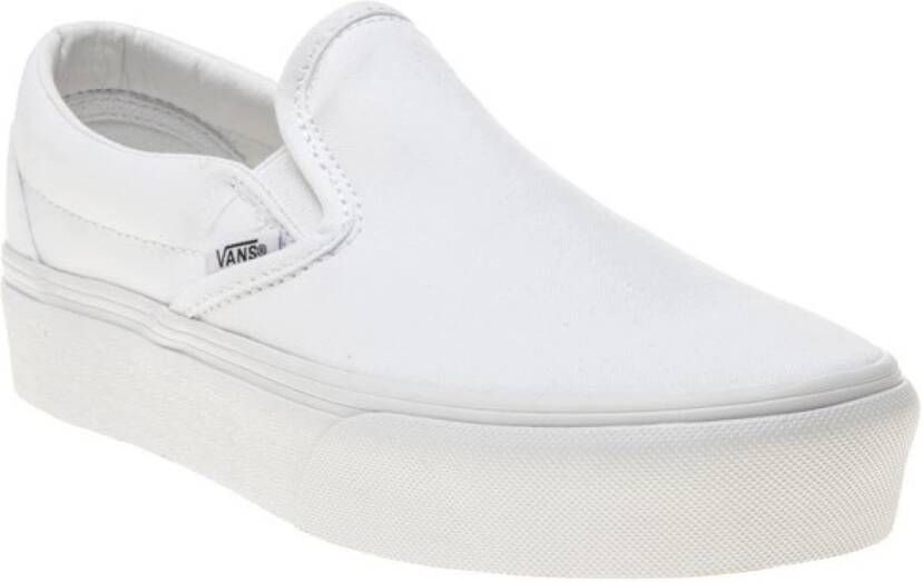 Vans Slip op platformtrainers Wit Dames