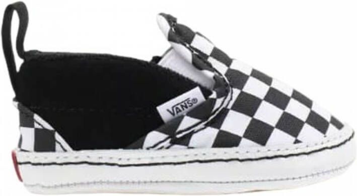 Vans Slip-On V sneakers zwart wit Textiel Ruit 16 - Foto 2