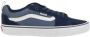 Vans MN Filmore Heren Sneakers Suede Canvas Dress Blue - Thumbnail 3