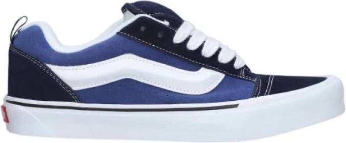 Vans Casual Blauw Suède Lage Sneakers Multicolor