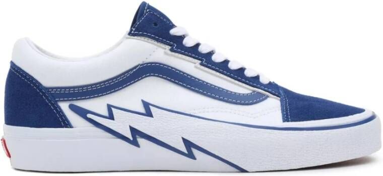 Vans Bolt 2 Tone Lage Sneaker Navy Wit Blue Heren