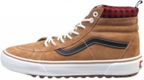 Vans Hoge sneakers met speciaal grip ontwerp Brown Heren