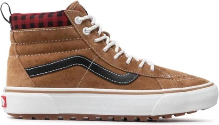 Vans Hoge sneakers met speciaal grip ontwerp Brown Heren