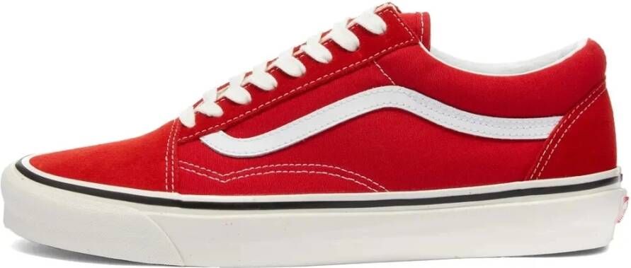 Vans Rode Canvas Lage Sneakers