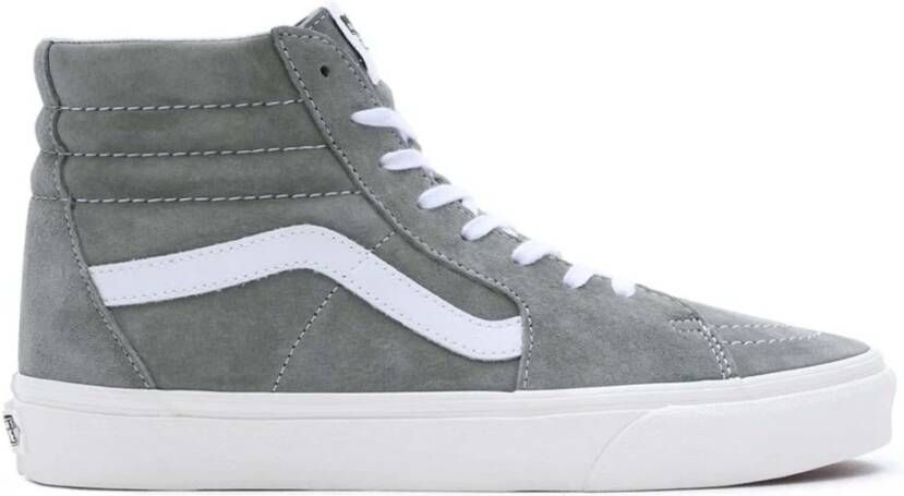 Vans Sk8-Hi Pig Suede Shadow Grijs Suede Hoge sneakers Unisex - Foto 2